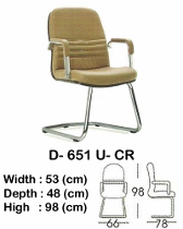 Kursi Hadap Indachi Type D-651 U-CR