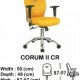 Kursi Staff & Sekretaris Indachi Corum II CR