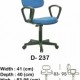 Kursi Staff & Sekretaris Indachi D-237