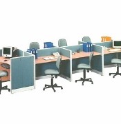 Partisi Kantor Uno Exclusive 7 Staff Configuration