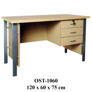 Meja Kantor 1/2 Biro 3 Laci Orbitrend Type OST-1060