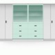 Multifile Cabinet System Alba MFC SDG – 360 (Kaca Sliding)