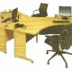 Meja Staff 3 Orang