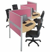 Konfigurasi 4 Orang (Warna Pink)