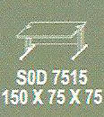 Meja Kantor Modera SOD 7515 ( S Class )