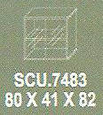 Meja Kantor Modera SCU 7483 ( S Class )