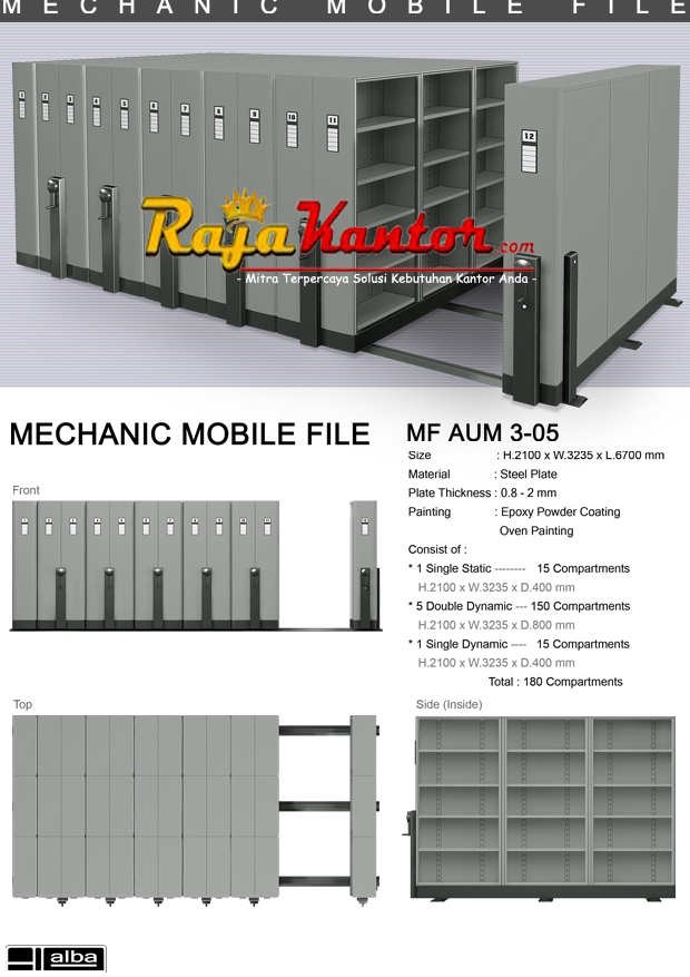 Mobile File Mekanik Alba MF AUM 3-05 ( 180 Cpts )