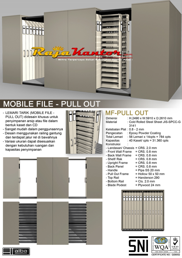 Mobile File Pull Out Alba E