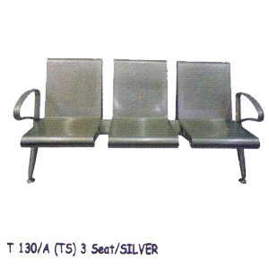 Kursi Tunggu Tiger T 130 A (TS) – 3 Seat Silver
